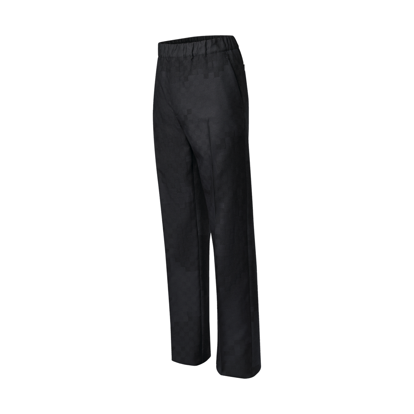 Silk And Wool Blend Drawstring Pants