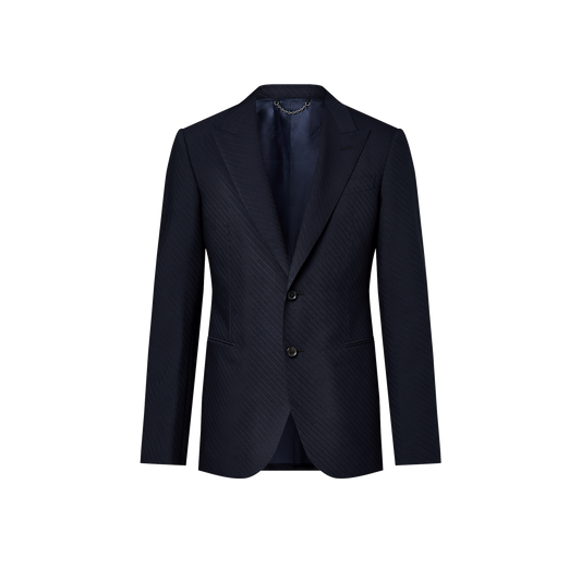 Single-Breasted Wool Pont Neuf Jacket