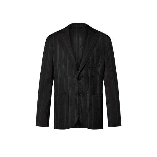 Single-Breasted Wool Napolitana Jacket