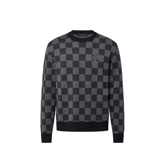 Damier Wool Crewneck